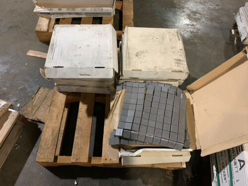 Lot of (11) Boxes of Lea Ceramiche Grid Mosaic Tile 12" x 12", 5 pc/box - Expect Broken Tiles d/t Shipping & Storage - Lot 76