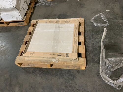 Lot of (2) Boxes of Ceramiche Piemme Steel Grain Lev/Ret Tiles 24" x 24", 3pc/box - Damage Possible d/t Shipping & Storage - Lot 388