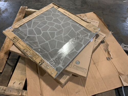 Ceramiche Piemme Pewter Smoke Facet Nat/Ret 24" x 24" Tiles, 8 Pcs - Damage Possible d/t Shipping & Storage - Lot 425