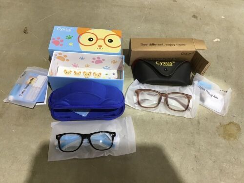 Large Lot of Cyxus Blue Light Blocking Glasses  - Lot 321