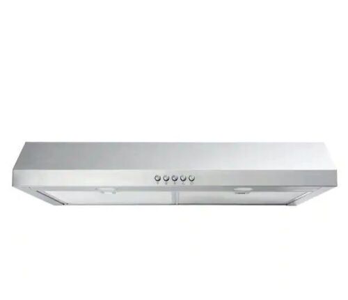 Vissani 30 in. W Convertible Under Cabinet Range Hood with Charcoal Filter in Stainless Steel - Lot 429