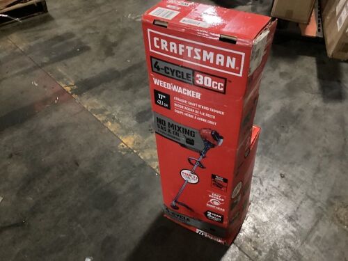CRAFTSMAN 30-cc 4-Cycle 17-in Straight Shaft Gas String Trimmer  - Lot 148