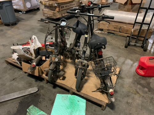 Lot of (4) Electric Scooters - 2 Work, 2 for Parts or Repair  - Lot 291