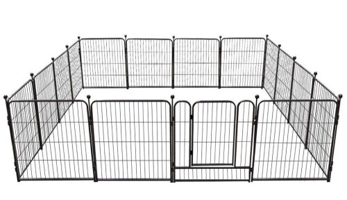 16 Panel Metal Pet Play Pen 32" - Lot 327