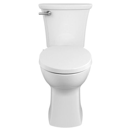 American Standard Edgemere White Elongated Chair Height 2-piece WaterSense Toilet 12-in Rough-In with Bidet - Lot 558