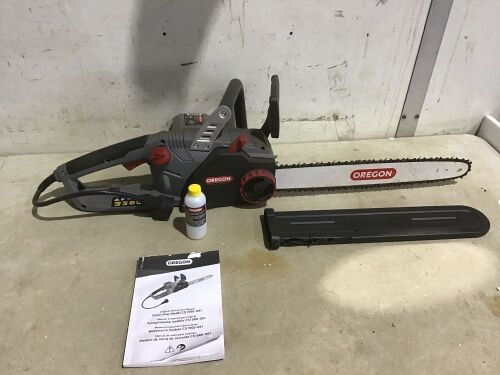 Oregon Self-Sharpening Electric Chain Saw - For Parts or Repair  - Lot 149
