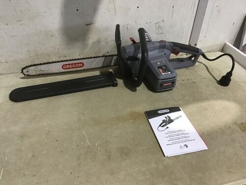 Oregon Self-Sharpening Electric Chain Saw  - Lot 159