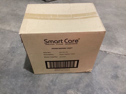 Case of Smart Care Paper Napkins - Lot 872