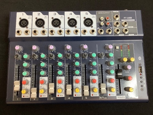 Weymic Professional 7-Channel 2-Bus Mixer/w USB Audio Interface - Lot 38