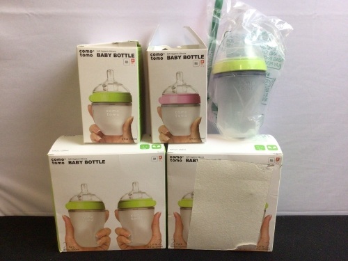 Bundle of Misc Como Tomo Baby Bottles - Lot 176