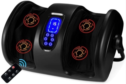 Reflexology Shiatsu Foot Massager w/ High-Intensity Rollers, Remote Control - Lot 205