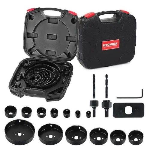 Hychika Hole Saw Set with Storage Box - Lot 298