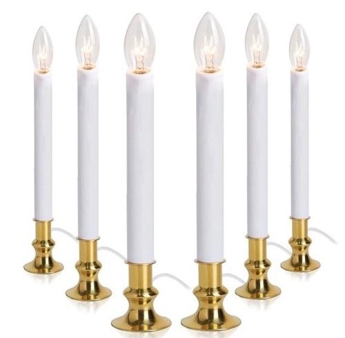 Set of 6 Electric Window Candle Lamps - Lot 350