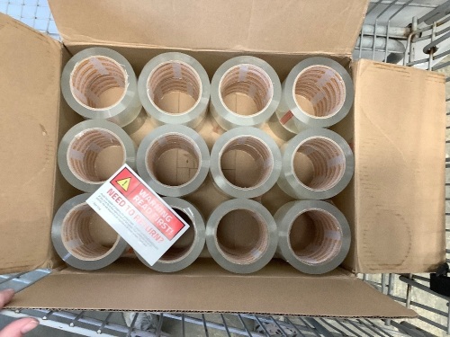 TapeKing Clear Packing Tape, 3" Wide Rolls, 24pk - Lot 357