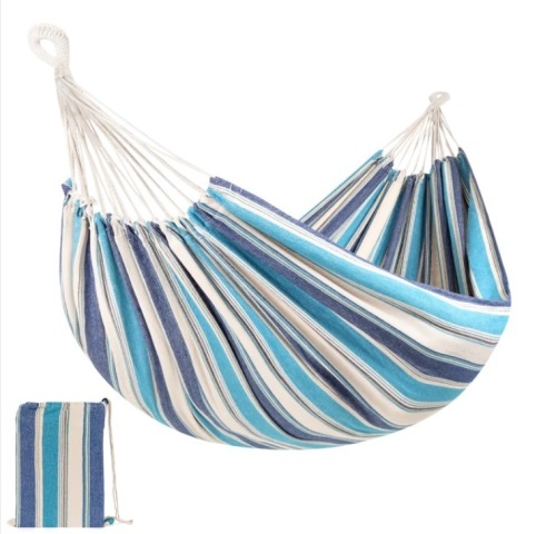 2-Person Brazilian-Style Double Hammock w/ Portable Carrying Bag - Lot 385