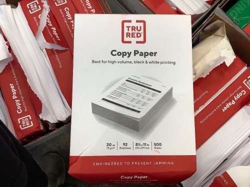 Box of 6 Reams Copy Paper - Lot 504