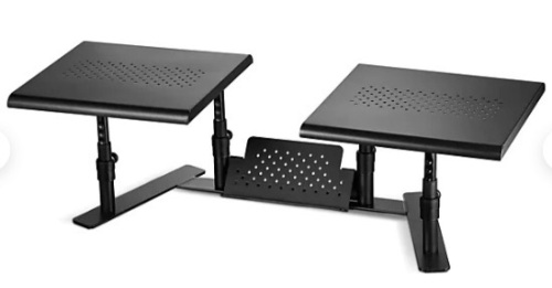 Staples Dual Monitor Stand, up to 24" Monitors, (51230) - Lot 578
