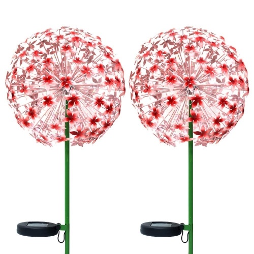 2 pk Raoccuy Solar Flower Lights - Lot 418