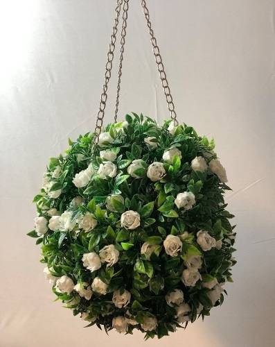 11" Hanging Flower Ball - Lot 721