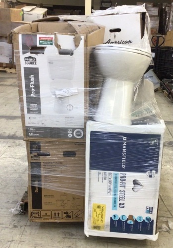 Uninspected Customer Liquidation Return Salvage Pallet-Bathroom Fixtures - Lot 133