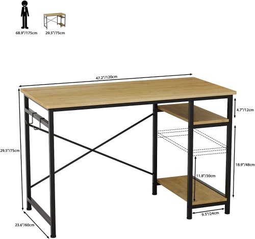 Engriy Writing Computer Desk 47 - Lot 287
