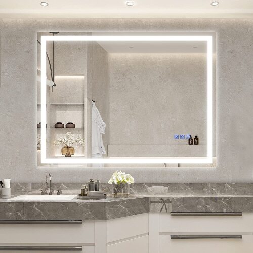 SOVELA 32"x24" LED Mirror for Bathroom - Lot 365