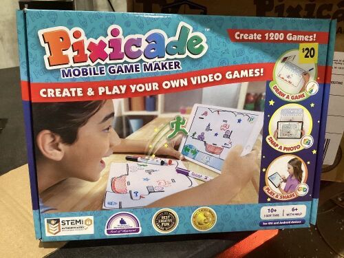 Case of (4) Pixicade Mobile Game Maker  - Lot 647
