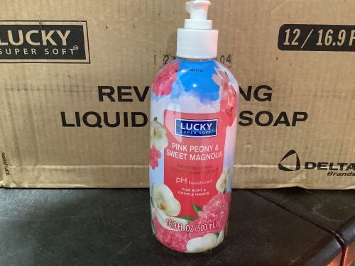 Case of (12) Revitalizing Liquid Hand Soap, Pink Peony & Sweet Magnolia  - Lot 877