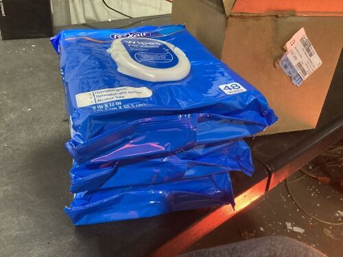 Case of (3) Rexall Scented Disposable Wipes for Adults, 48 ct - Lot 887