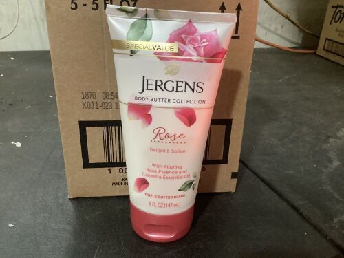 Case of (5) Jergens Body Butter Collection Rose  - Lot 597
