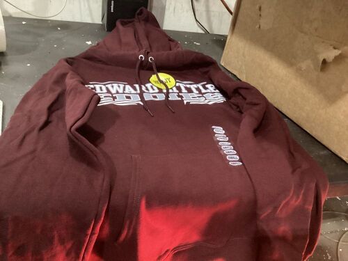 Lot of (7) Edward Little Eddies Hoodies, All Different Sizes - Lot 956