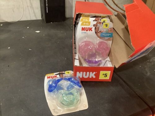 Case of (8) Nuk Comfy Silicone Pacifier, 3 pk - Lot 335