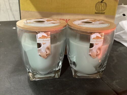 Case of (2) Perfect Harvest Crisp Sweater Weather Scented Candles  - Lot 727