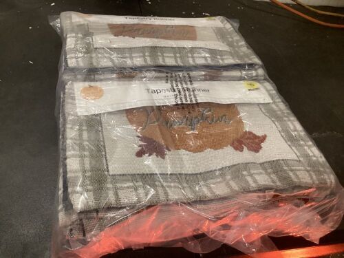 Lot of (6) Fall Tapestry Runner  - Lot 959