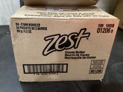 Case of (24) Zest Cocoa Butter Bar Soap, 2 pk - Lot 536
