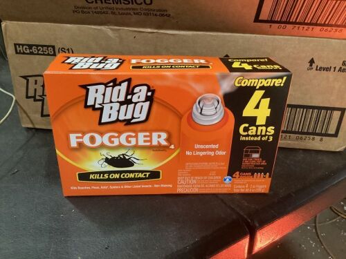 Case of (6) Rid-a-Bug Fogger, 4 cans - Lot 576