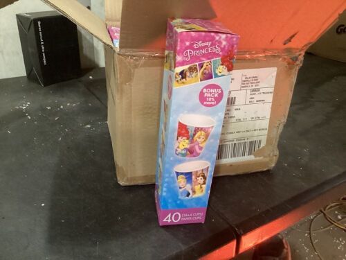 Case of (12) Disney Princess 3oz Paper Cups, 40ct  - Lot 976
