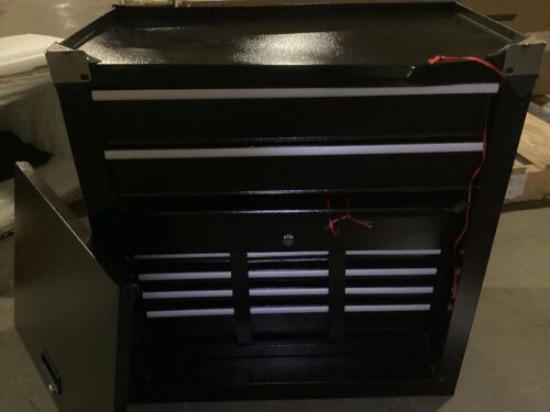 8-Drawer Rolling 2-in-1 Detachable Tool Storage with Large Cabinet and Sliding Drawers - Lot 183