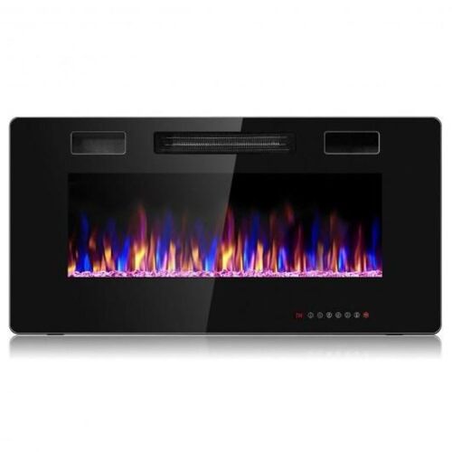 36" Recessed Ultra Thin Wall Mounted Electric Fireplace - Lot 113