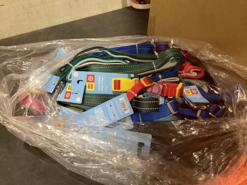 Case of Lego Colorbock Dog Collars & Leashes, Multiple Sizes  - Lot 748