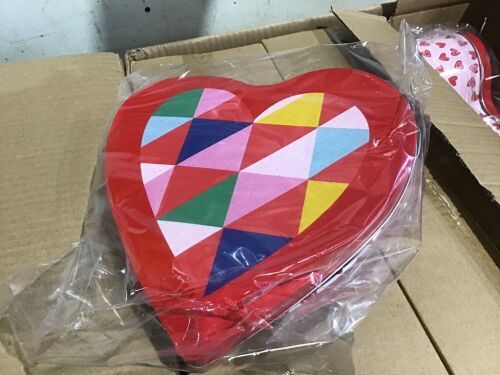 Case of (12) Spritz Heart Shape Tins - 1 Damaged - Lot 880