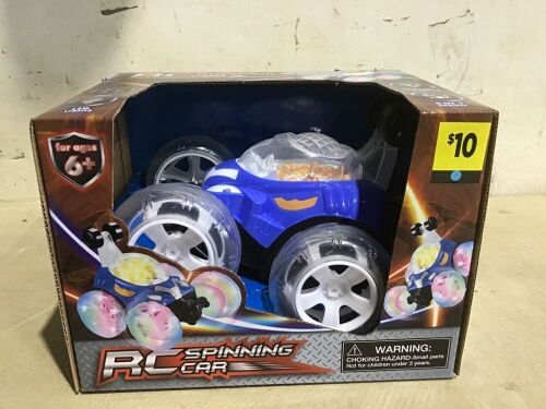 Case of (2) RC Spinning Cars  - Lot 336
