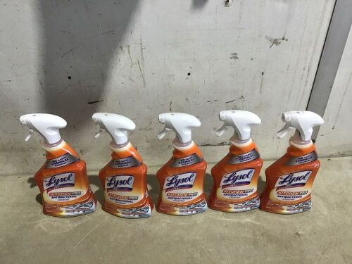 Case of (5) Lysol Kitchen Pro Antibacterial Cleaner  - Lot 346