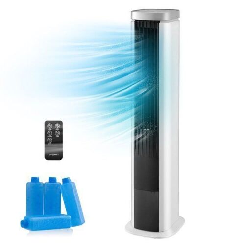 3-In-1 Portable Evaporative Air Cooler 40'' Bladeless Cooling Tower Fan w/Timer - Lot 907