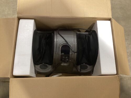 Therapeutic Foot Massager w/ High Intensity Rollers, Remote, 3 Modes  - Lot 824