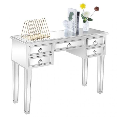 Mirrored 5 Drawer Makeup Vanity Table - Lot 16