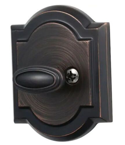 Baldwin Prestige Single Cylinder Venetian Bronze Arched Deadbolt Featuring SmartKey Security - Lot 830