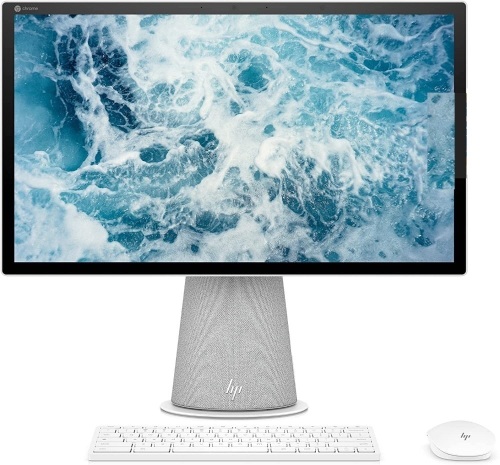 HP Chromebase All-in-One Desktop w/ Bluetooth Keyboard and Mouse - Lot 10