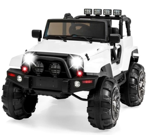 12V Kids Ride-On Truck Car Toy w/ 3 Speeds, LED, Remote, Bluetooth - Lot 18
