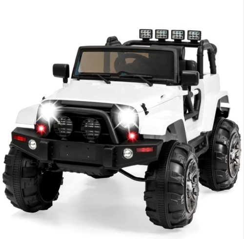 12V Kids Ride-On Truck Car Toy w/ 3 Speeds, LED, Remote, Bluetooth - Lot 36